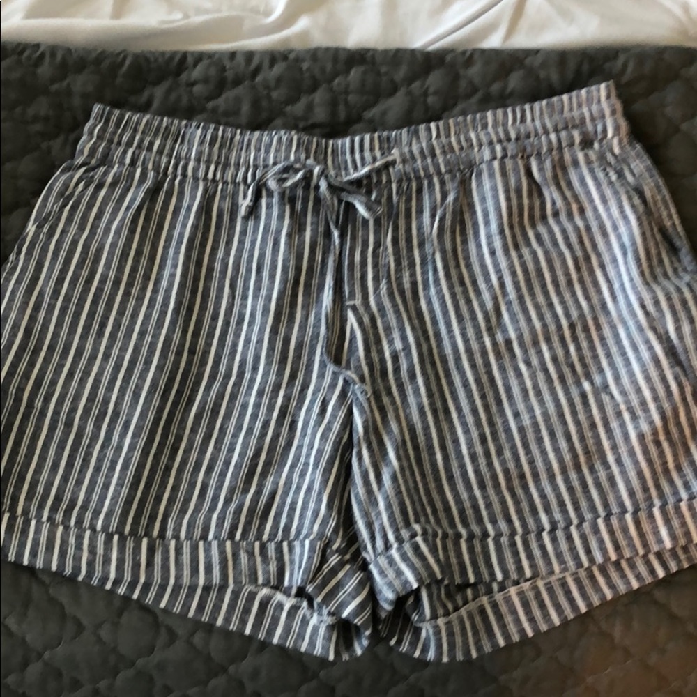 Pin stripe shorts
